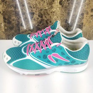 Newton Womens Motion III Green Pink Athletic Runni